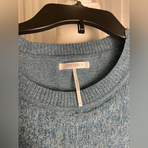 Stitch drop sweater dress teal color size M - Picture 5 of 5